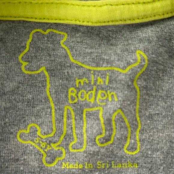 Mini Boden 5-6Y, Appliqué Logo, Grey, Red, Blue, Green Music Rocks T-Shirt, Tee - Picture 4 of 7